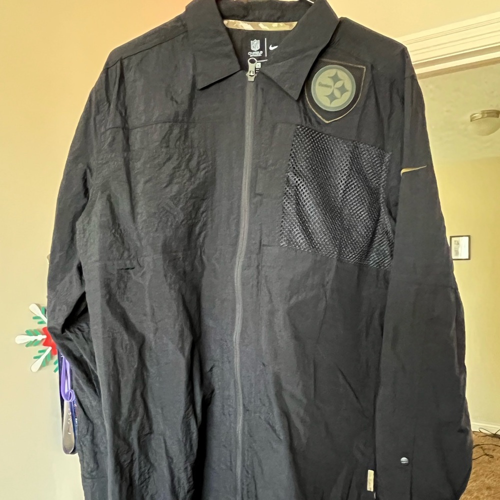 NIKE NFL “salute to serve” official PITTSBURGH STEELERS lightweight jacket